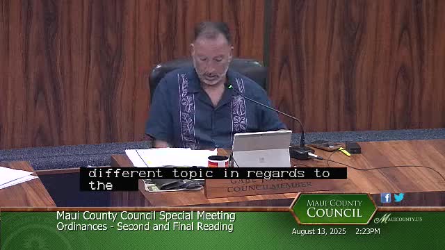 Honua Partners LLC addresses habitat conservation funding and affordable housing costs in Maui