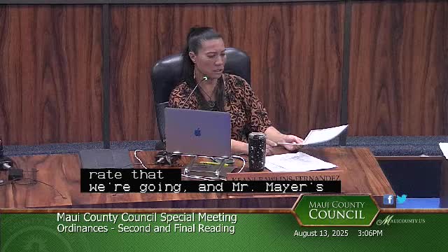 Maui Community Leaders Express Concerns Over Development Plans and Affordable Housing