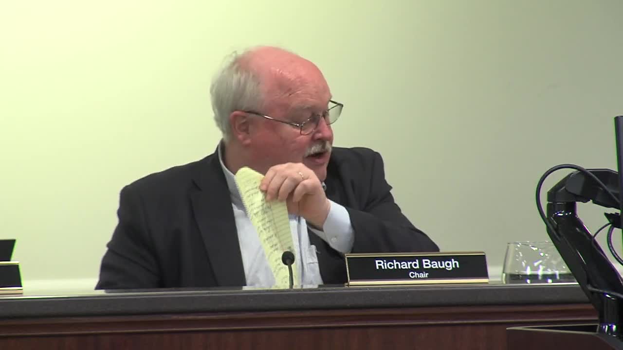 Resident Advocates for Expanded Public Comment at Harrisonburg Planning Commission Meeting