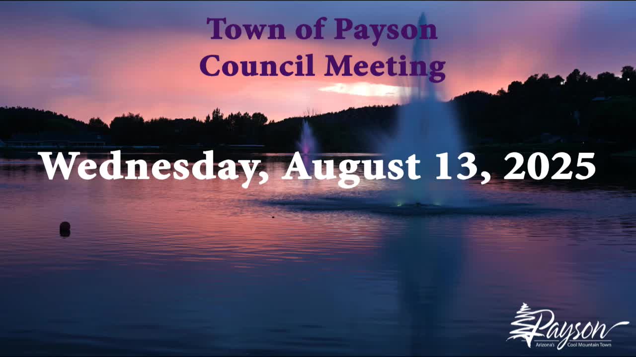 Payson Common Council Welcomes New Town Manager Jerry Caldwell Amid Community Concerns