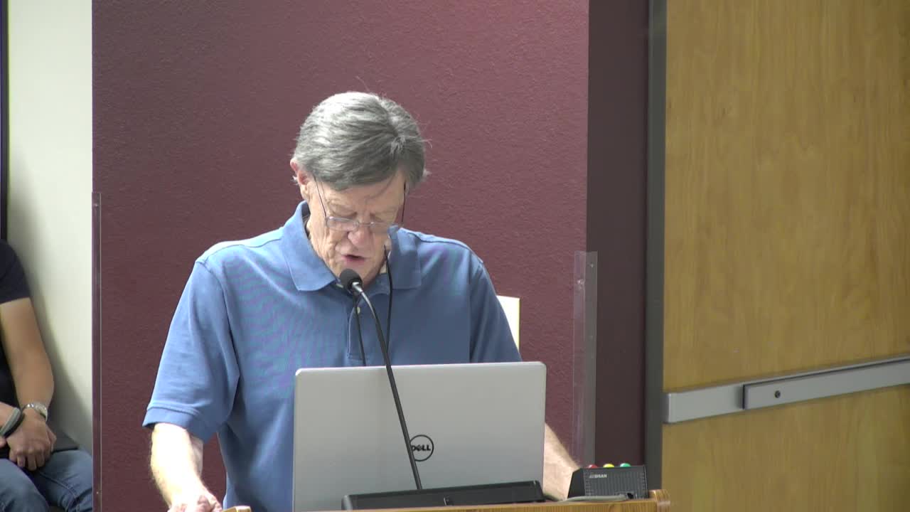 Alan McKay advocates for firewise education at Payson Town Council meeting