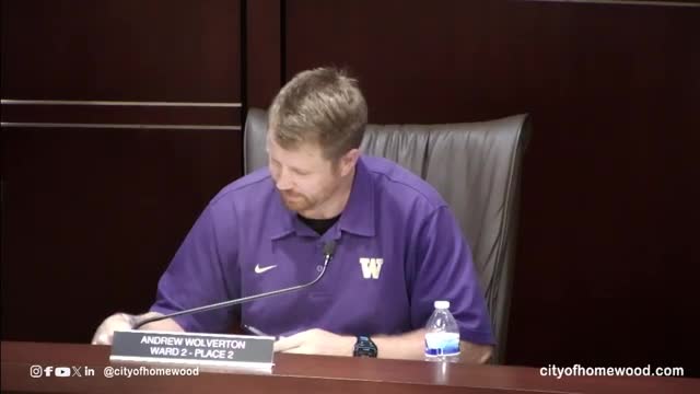 Homewood City Council Plans Budget Hearings for September and Celebrates School Year Start