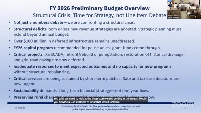 Council Discusses 2025 Budget Challenges and Funding Strategies in Florida