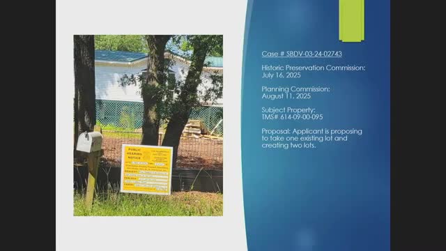 Charleston Planning Commission Approves Subdivision Despite Historic Preservation Opposition