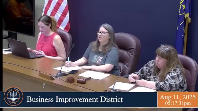 BID approves $2,560 watering voucher and routine sidewalk-maintenance payments