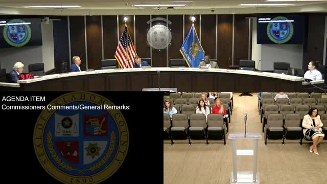 Oklahoma Commissioners Honor Florence Kemp's 74 Years of Culinary Service