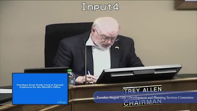 County Approves Purchase of 16 Pursuit Explorers from Wade Ford for Sheriff’s Office