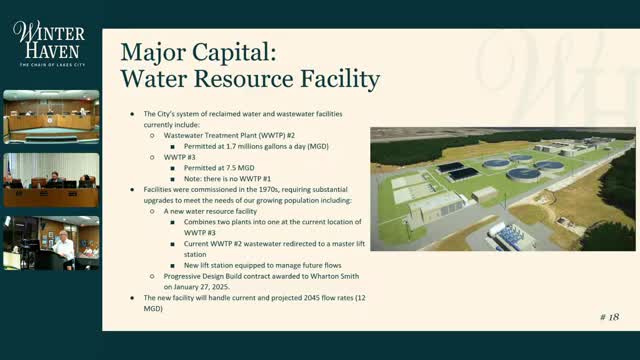Winter Haven initiates major upgrades including new water facility and meter replacements