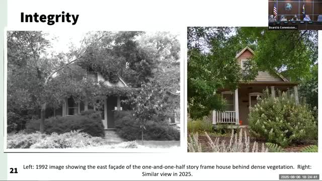 Boulder Landmarks Board Evaluates Historic House Restoration Amid Structural Concerns