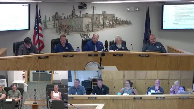 Resident Alicia Ray praises parks and rec efforts during council meeting
