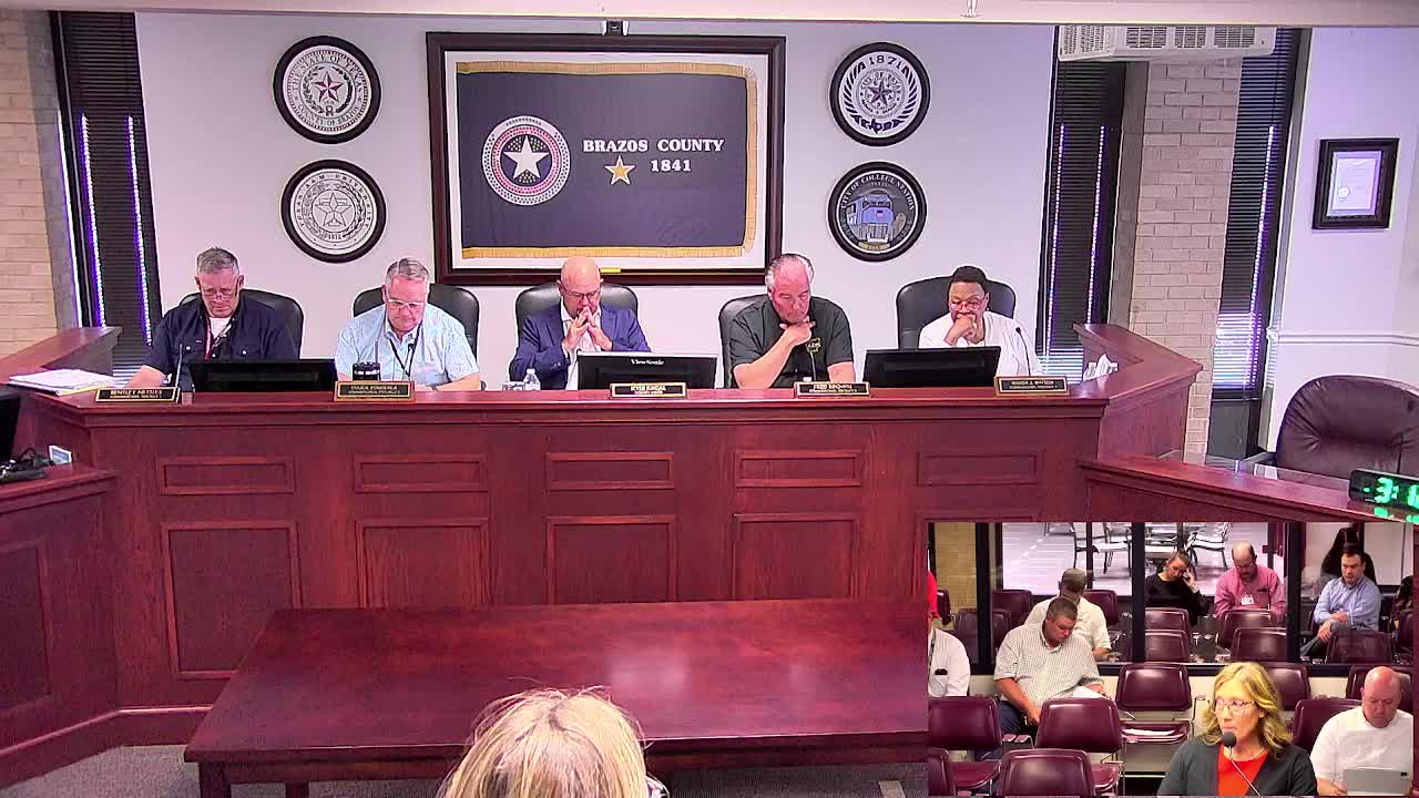 Brazos County to budget $1 million for countywide master plan; commissioners discuss scope and timing