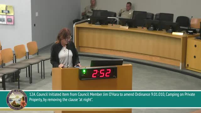 Encinitas Resident Opposes Proposals Expanding Police Authority Amid Homelessness Concerns