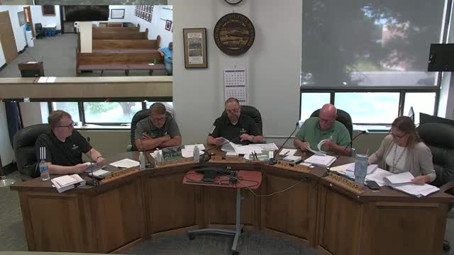 Commission discusses mower purchase options; finance or lease‑purchase options to be decided