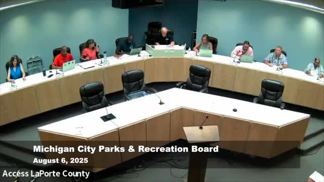 Michigan City Park Board approves 2026 budget amid projected revenue shortfalls