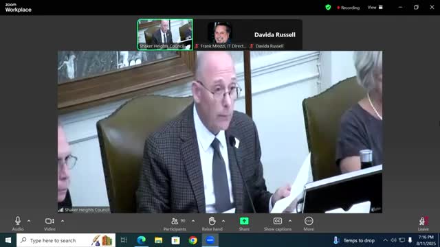 Cleveland Heights City Council addresses public comments and future sewer district meetings
