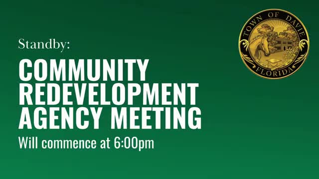 CRA board unanimously reschedules Oct. 1 meeting to Oct. 15, 2025