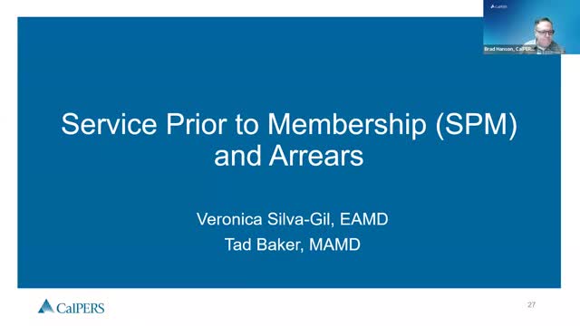 CalPERS warns employers: certify service prior to membership within 30 days or risk arrears