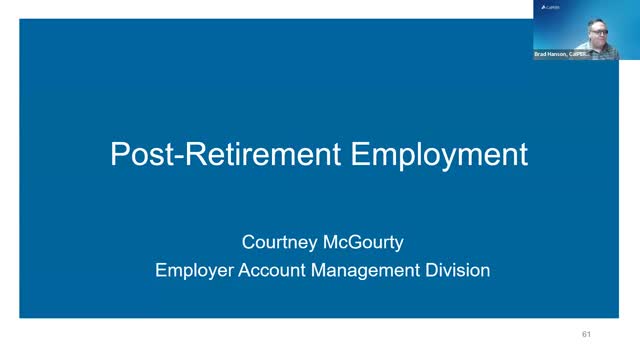 CalPERS reviews limits for rehiring retirees: 60‑day, 180‑day rules, 960‑hour cap and pay limits