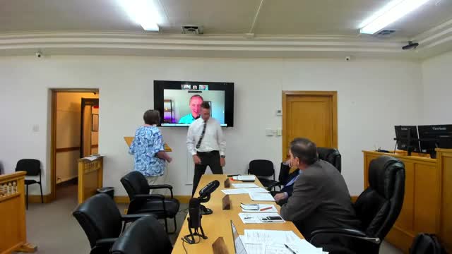 Vendor demonstrates Civic Review permitting software; commissioners express interest for permitting and short-term rental management