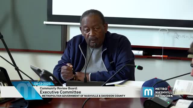 CRB executive director reports mayor approved 2% raise; outlines FY26 goals including data dashboard and outreach