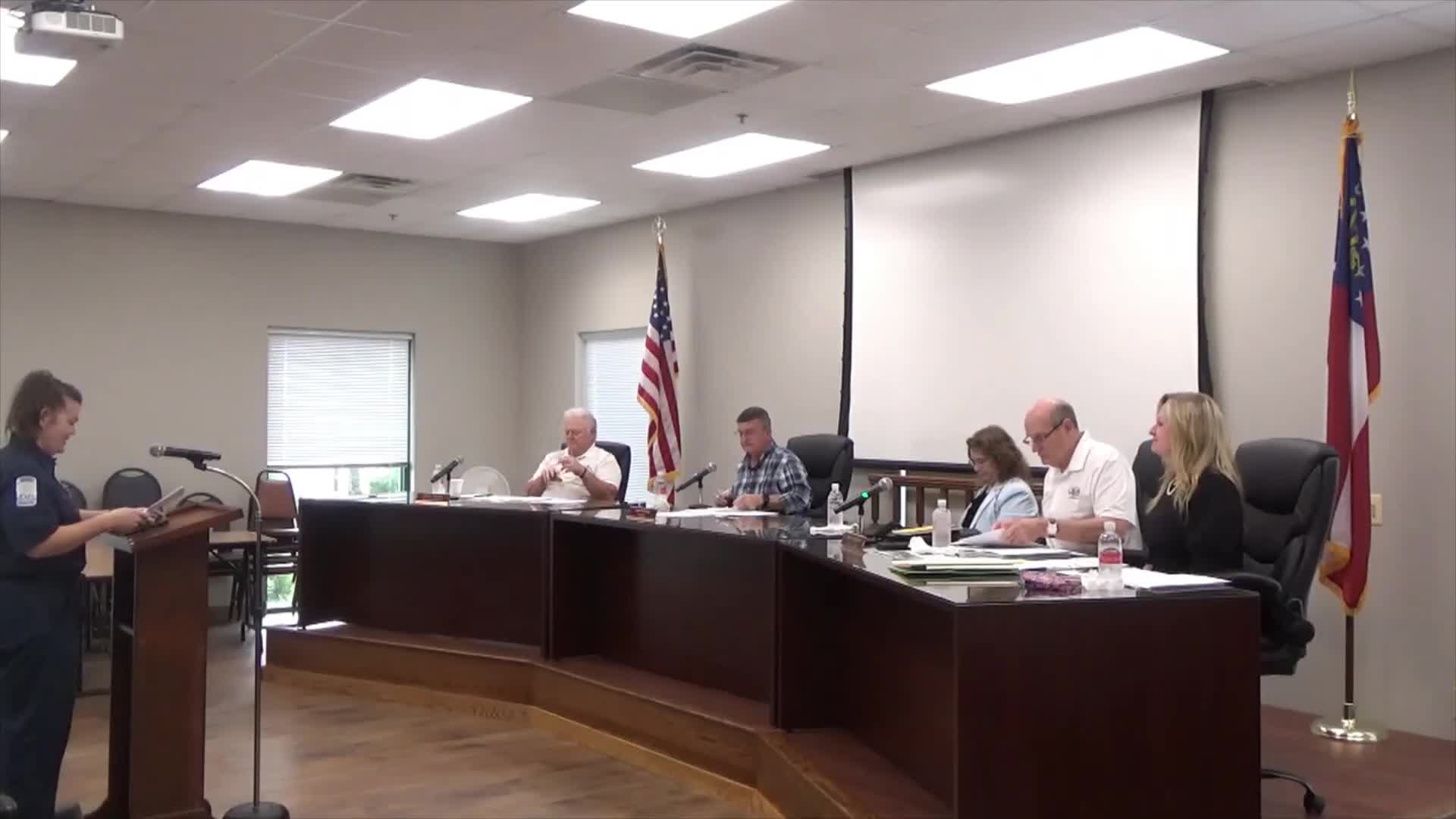 County Officials Plan Purchase of New Ambulance for Station 2 in Mineral Bluff
