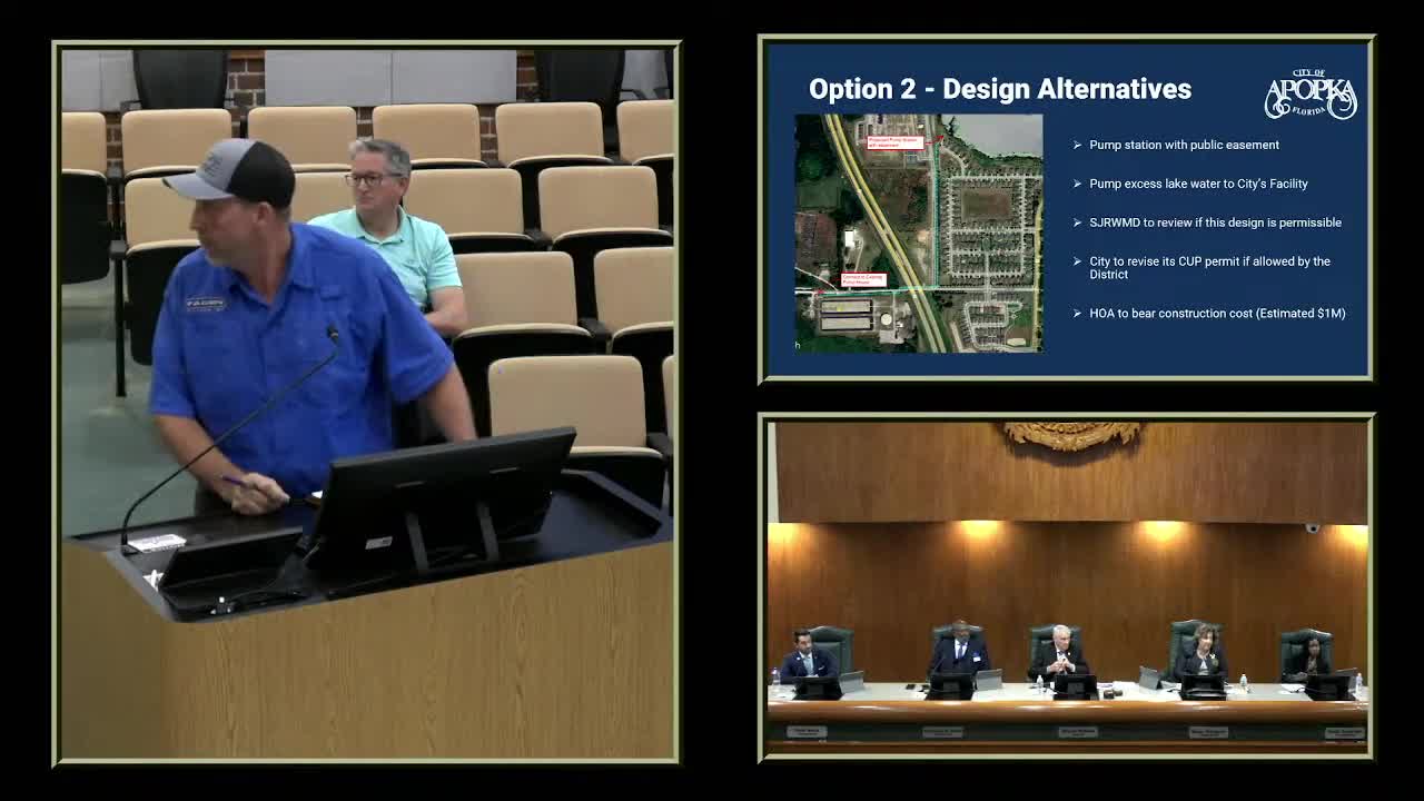 City Officials Discuss Water Treatment Options and Permit Conditions with Saint Johns DEP