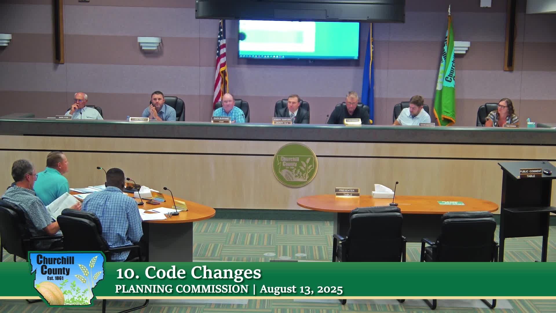 Churchill County Planning Commission Advances Industrial Zone Code Revisions