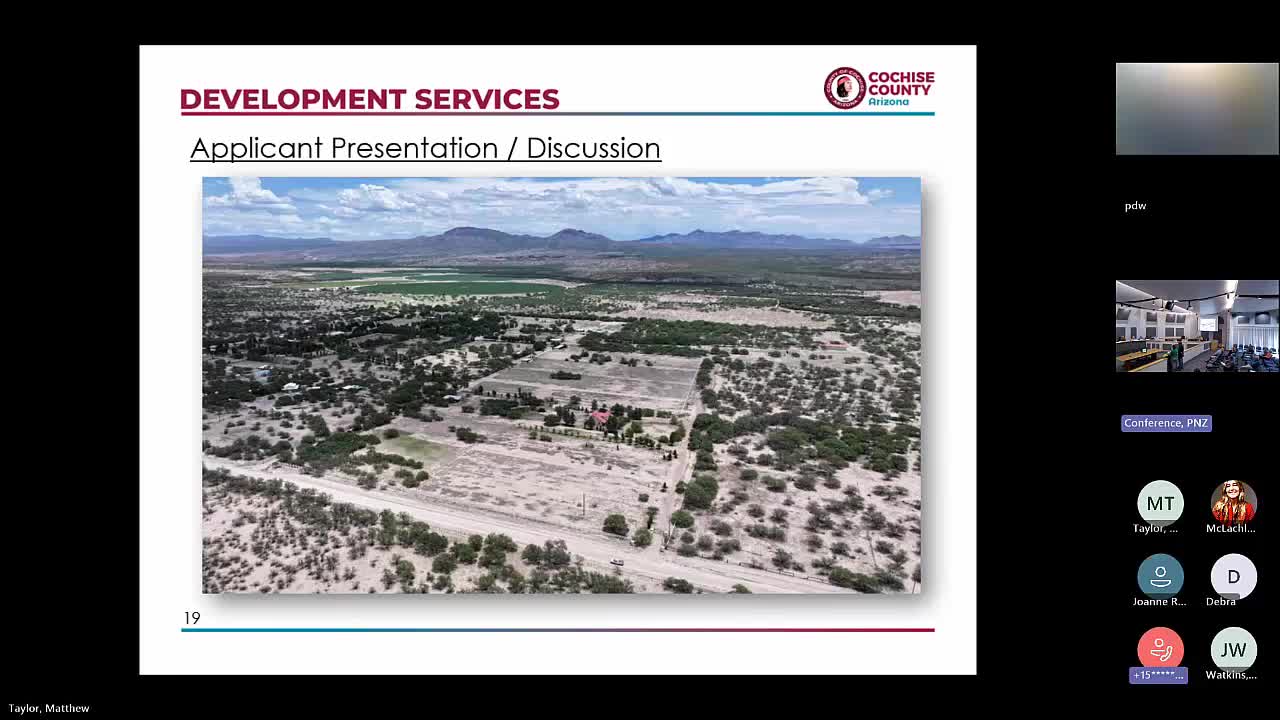 Commission Discusses Robles Project Amid Rumors of Nudist Colony in Benson