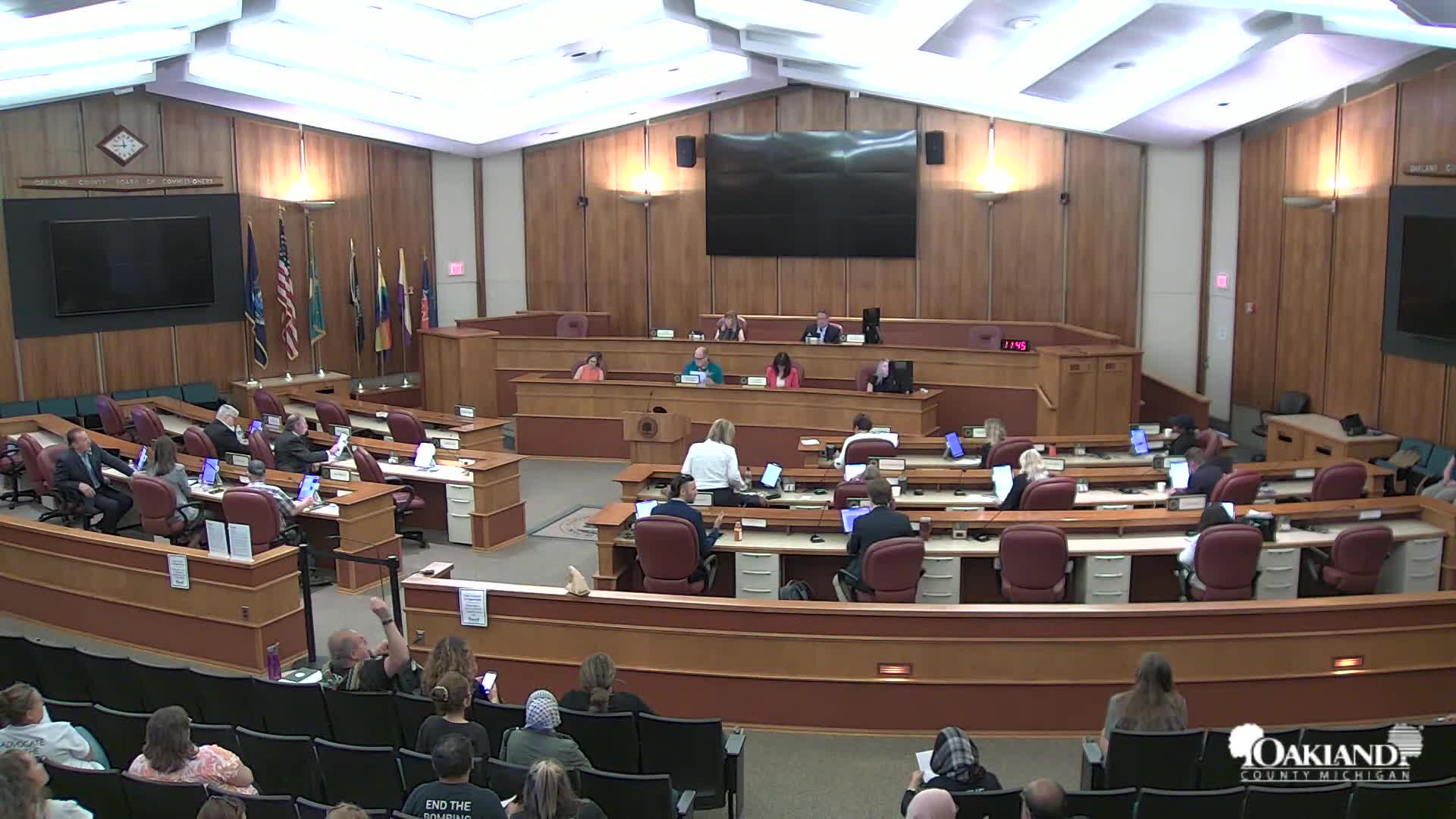 Oakland County Commissioners Debate Cavell Amendment and Committee Restructuring