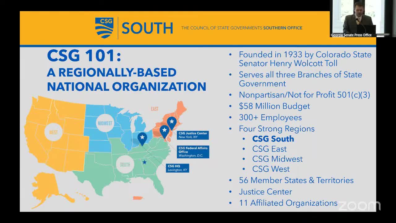 Regional Council Addresses Issues Affecting Southern States from Missouri to Florida
