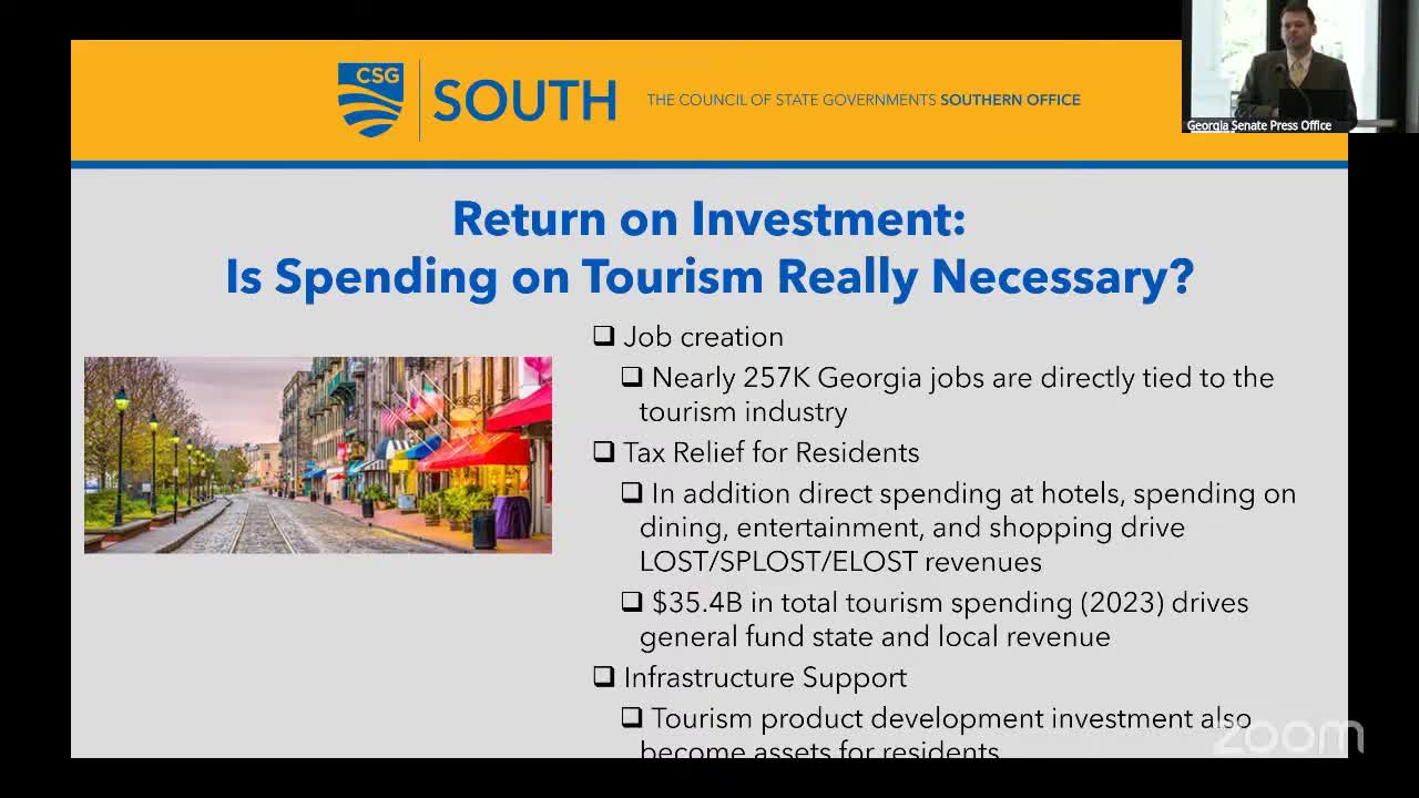 Georgia Tourism Officials Discuss Hotel Tax Strategies and Local Control at State Meeting