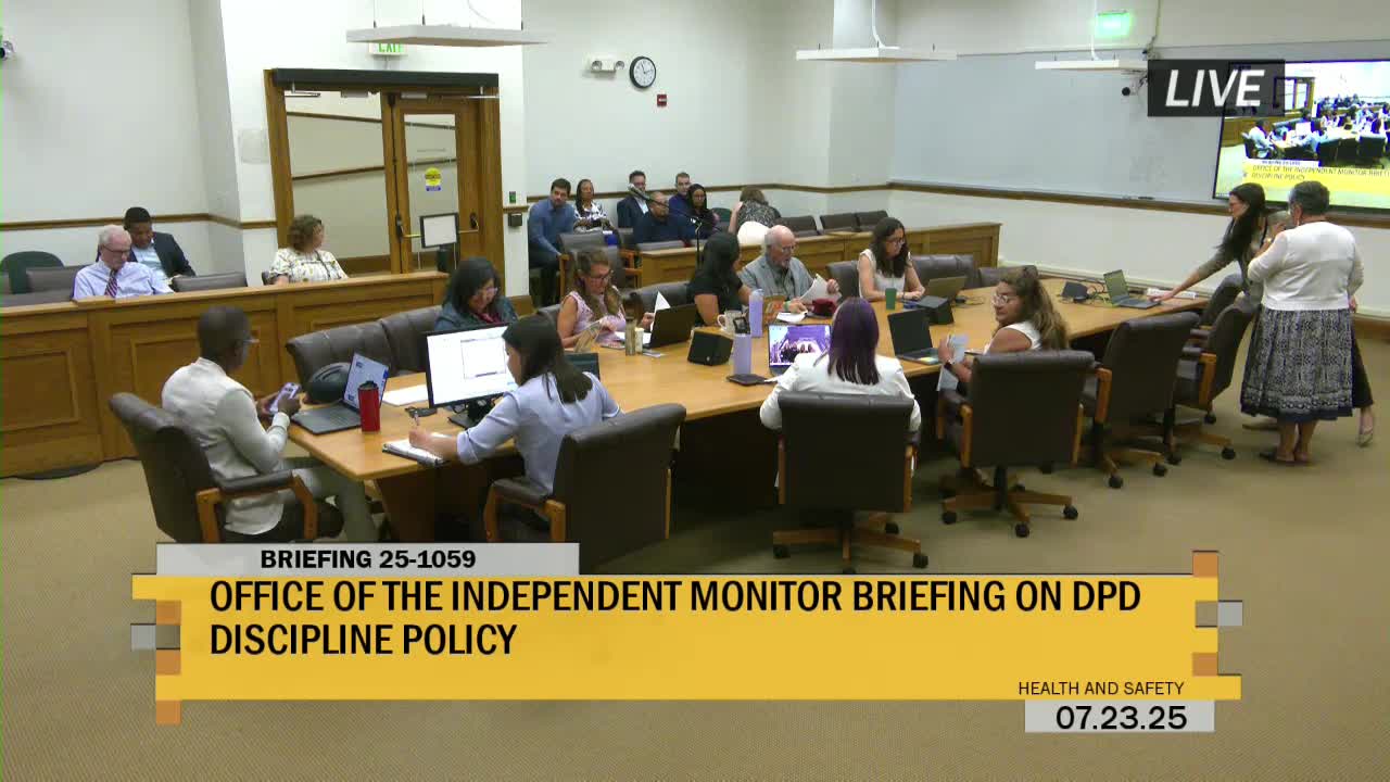 Independent monitor urges delay, transparency if Denver Police adopt 'education‑based discipline'