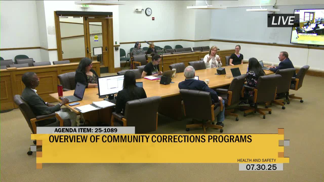 Denver Community Corrections Board Discusses Demographics and Electronic Monitoring Impact
