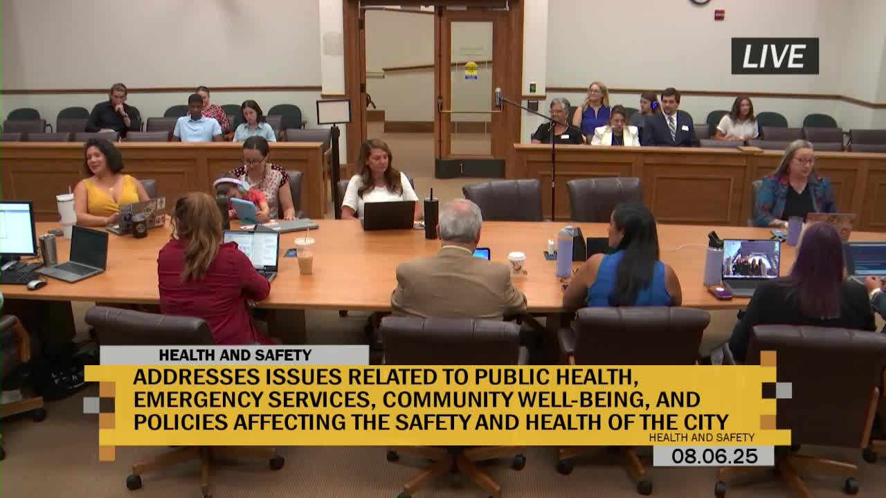 Committee advances ordinance to disclose nonmonetary public-safety settlement terms