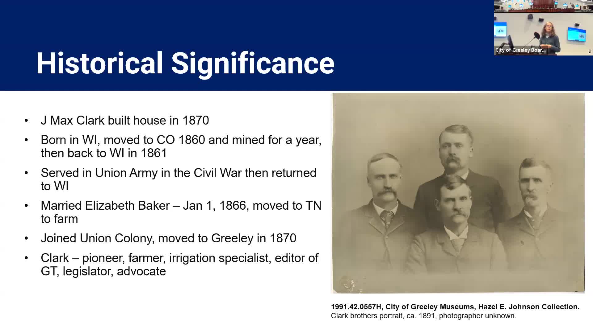 Greeley Remembers J Max Clark Pioneer Farmer and Tribune Editor