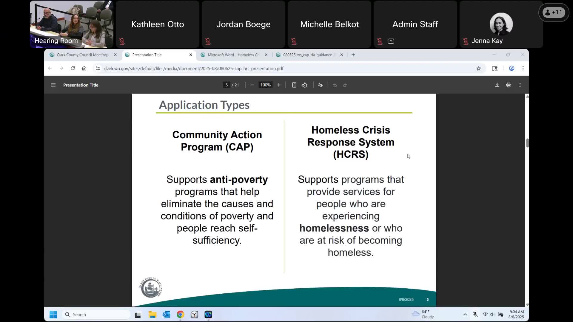 Clark County Officials Outline Funding for Anti-Poverty and Homeless Programs