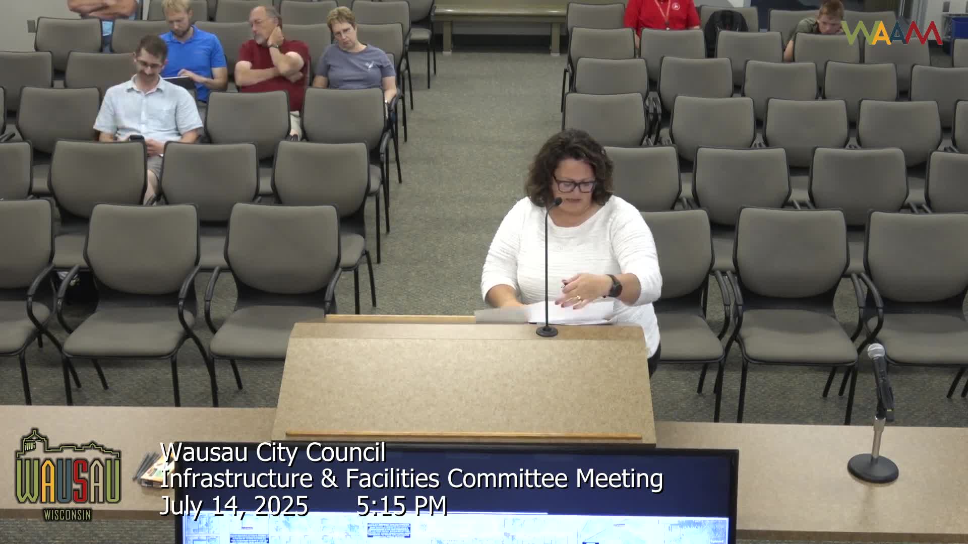Infrastructure Committee Evaluates Traffic Safety Measures on East Wausau Avenue
