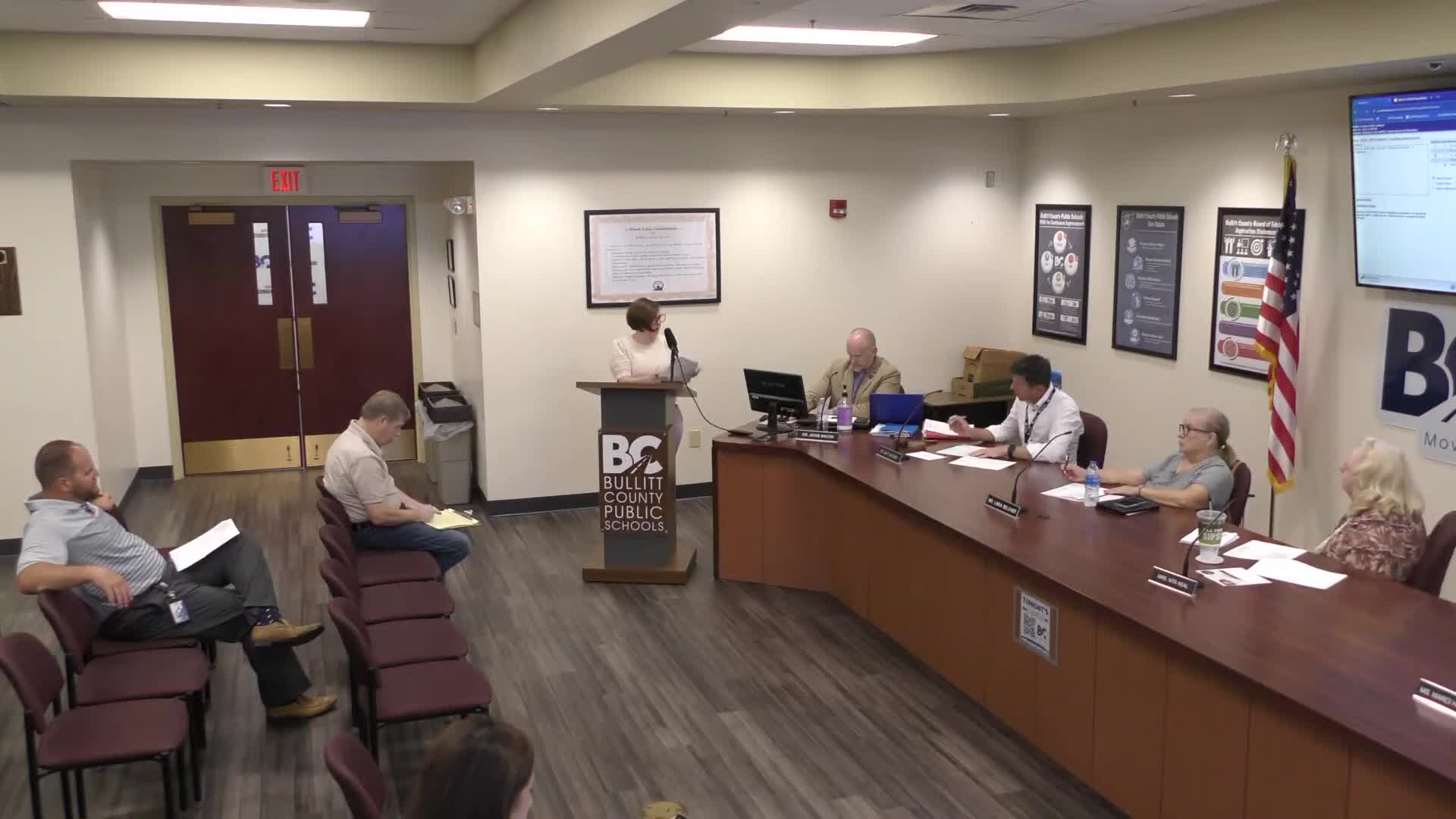 Bullitt County board adopts traceable communications list to comply with Senate Bill 181