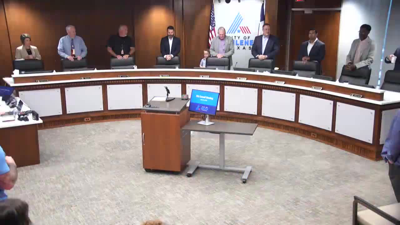 Abilene Councilman Reagan Leads Invocation for New School Year and Community Resilience