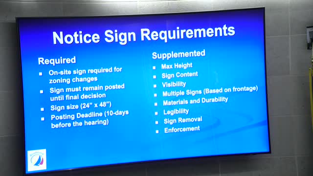 Planning Commission recommends new public notice requirements for zoning applications