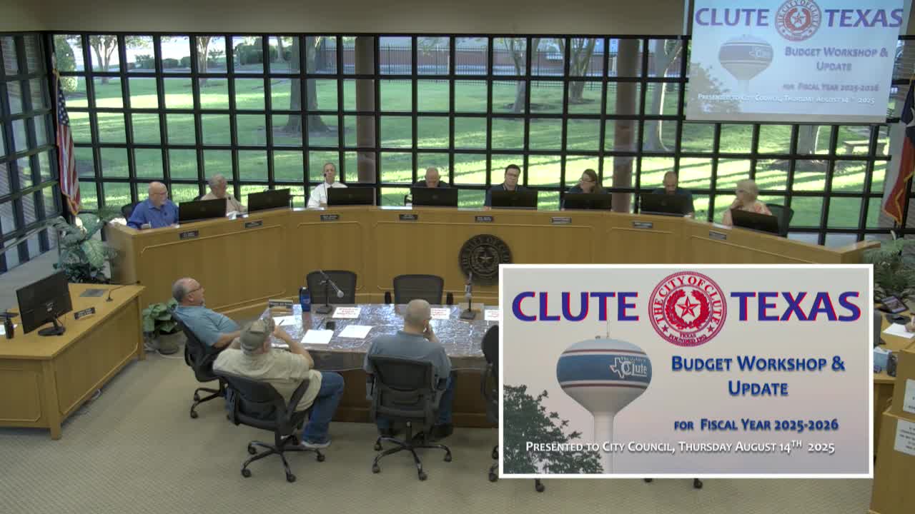Clute Council Proposes Tiered Rate Structure for Garbage Service Overhaul