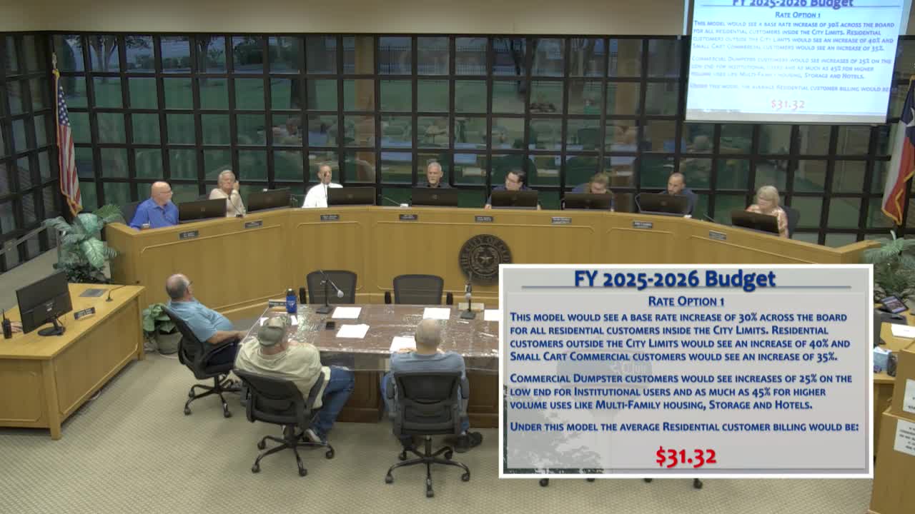 New Braunfels council discusses garbage rate increases and service options for 2024