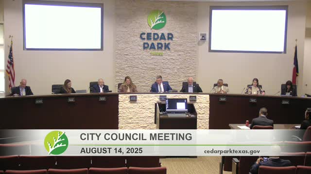 Cedar Park Council Recognizes Emergency Management Month and Honors Community First Responders