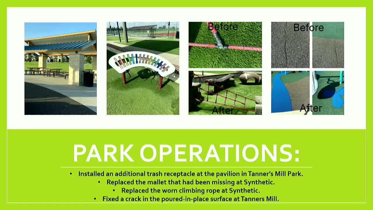 Recreation Department Addresses Playground Repairs and Upcoming Community Events