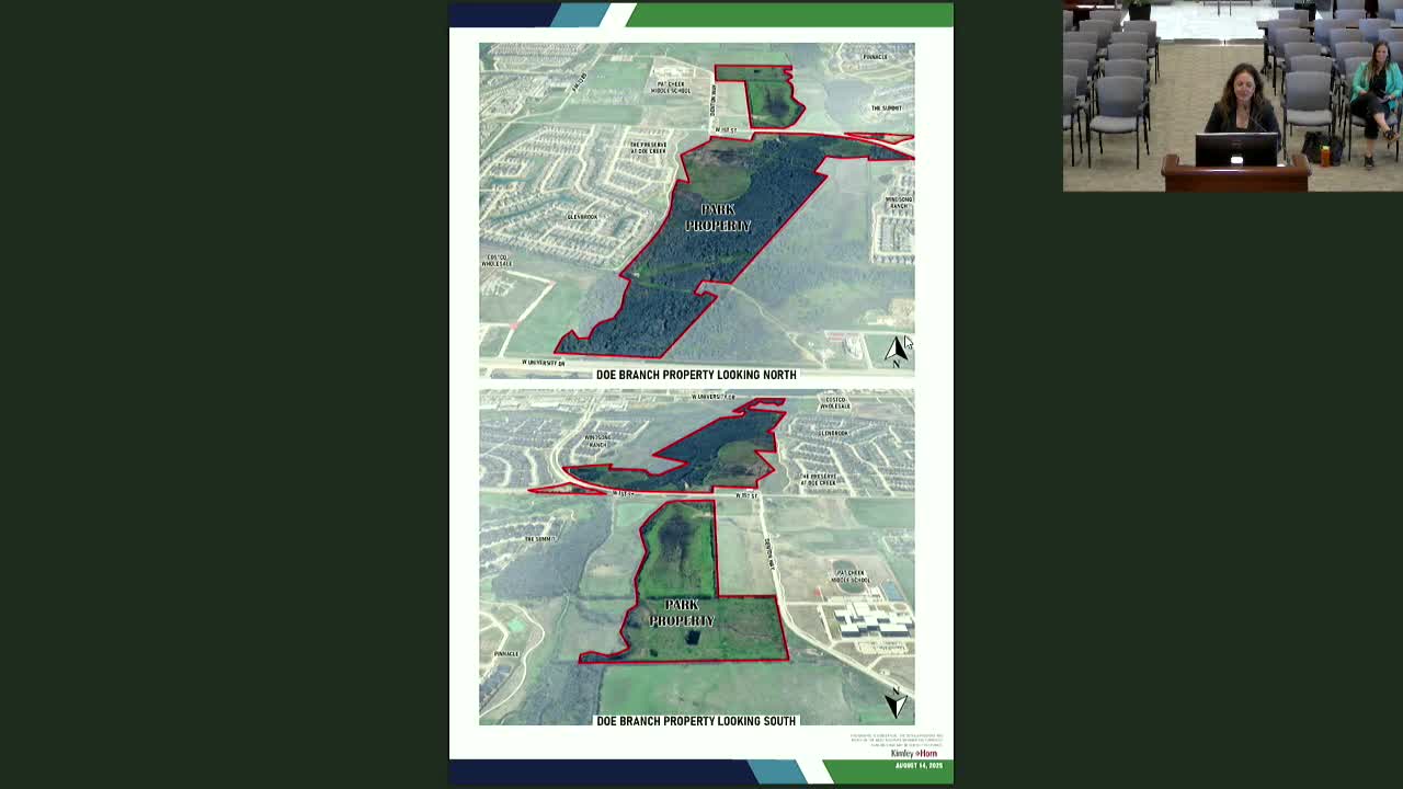 Prosper Town Council reviews designs for 162-acre park near Pat Cheek Middle School
