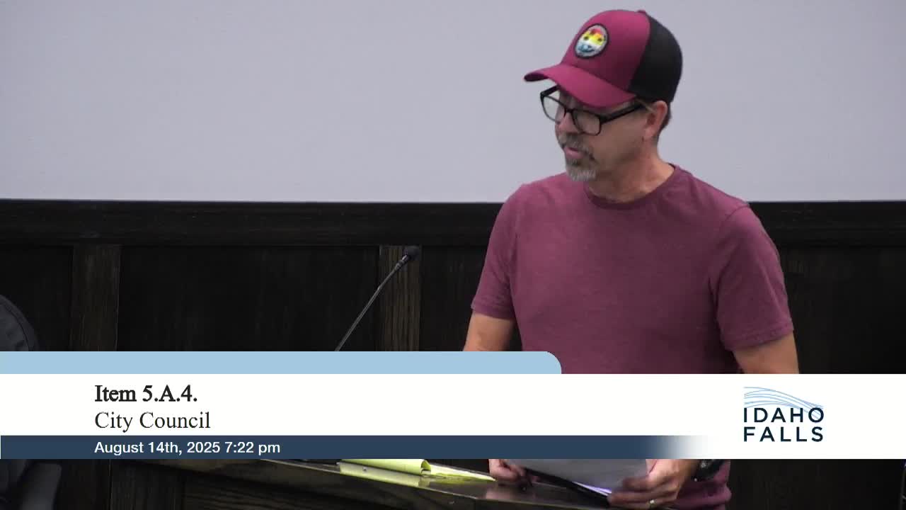 Idaho Falls Resident Advocates for Police Budget Cuts Amid City Shortfall