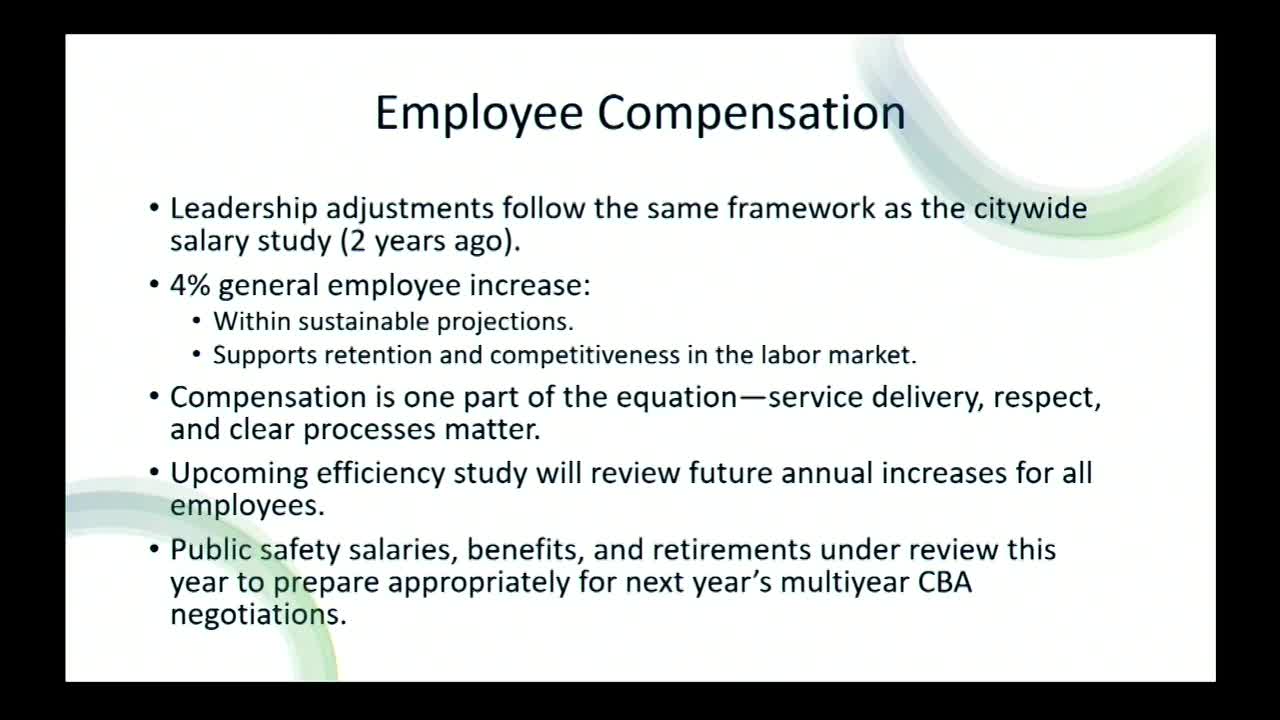 City Council Approves Efficiency Study for Public Safety Salary Negotiations