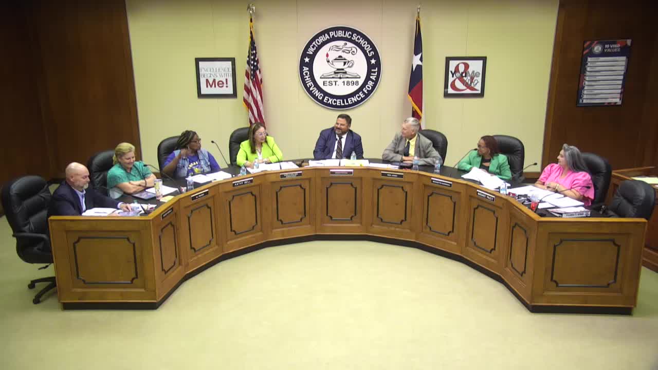 Victoria ISD Board Approves Property Sale and Updates Board Member Training Requirements