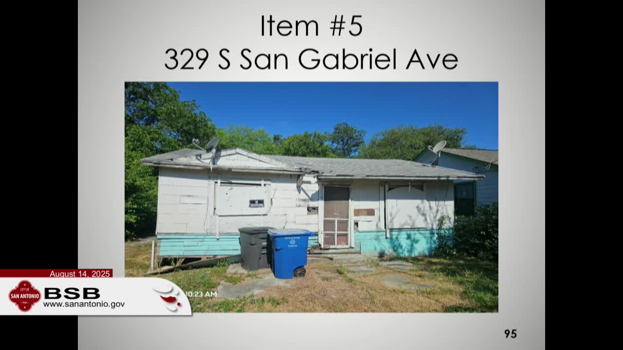 San Antonio Officials Recommend Demolition of Unsafe Structure on San Gabriel Street
