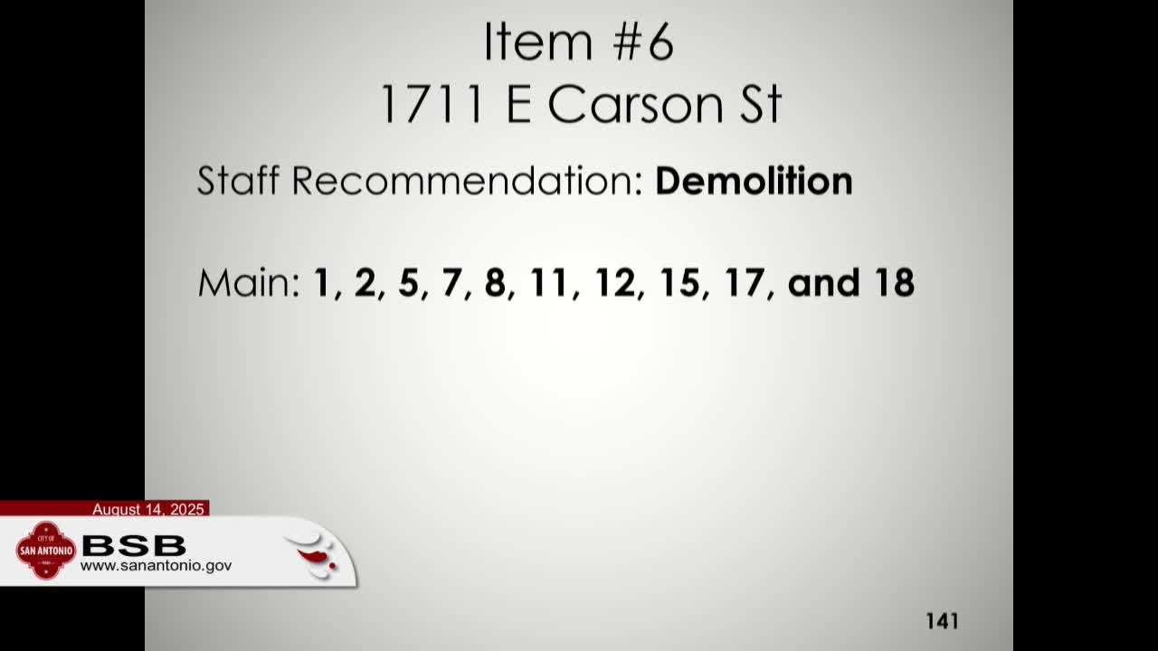 City Declares 1711 East Carson Street Structure Dangerous Due to Severe Deterioration